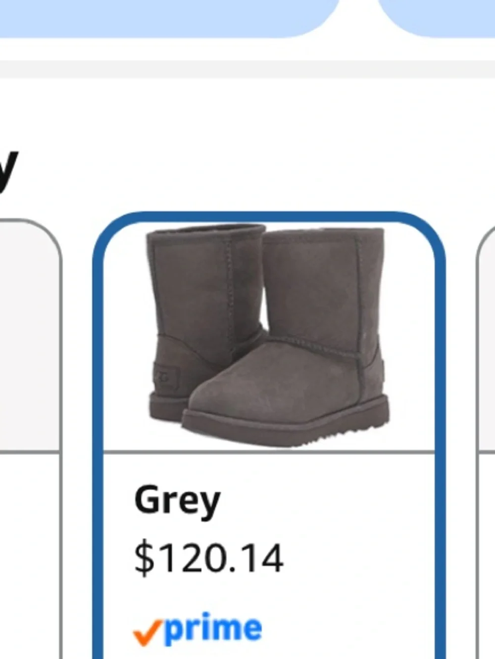 UGG Classic Boot in Charcoal